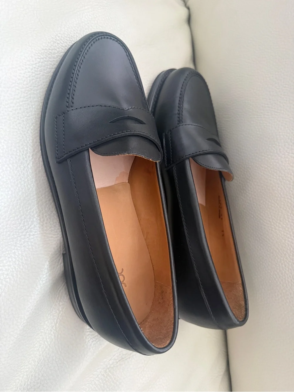 MORJAS The Ivy loafer  Black Sz 8.5 Moccasin Rubber Sole $420 Slipper